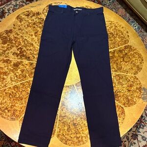 Navy Blue French Toast Straight-Leg Pants